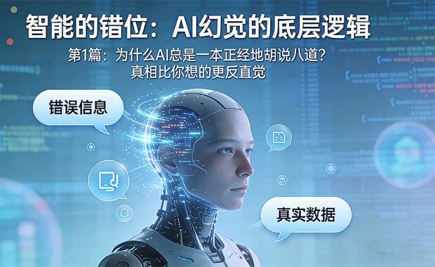 AI幻觉底层逻辑系列 第 1 篇《为什么 AI 总是一本正经地胡说八道？真相比你想的更反直觉》