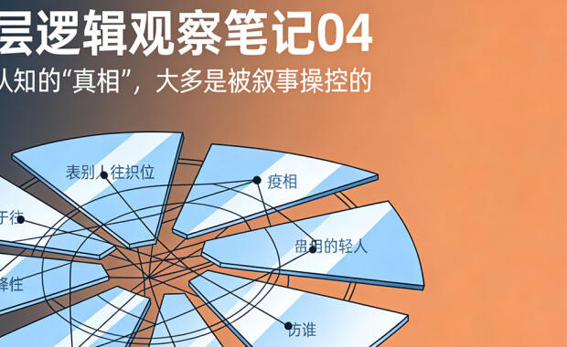 【底层逻辑观察笔记04】我们认知的“真相”，大多是被叙事操控的