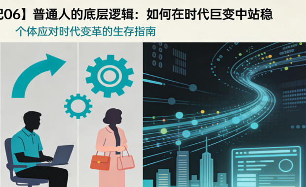 【底层逻辑观察笔记06】普通人的底层逻辑：如何在时代巨变中站稳
